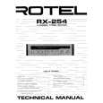 ROTEL RX254 Instrukcja Serwisowa