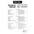 ROTEL RC-5000 Instrukcja Serwisowa