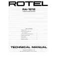 ROTEL RA-1212 Instrukcja Serwisowa